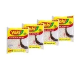 [ Cliente ouro] Canjica de Milho Branca Tipo 1 Yoki 500g - 16 uni. R$55