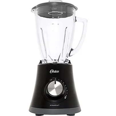 Liquidificador Com Jarra de vidro Oster Super Chef, 1,25L, 110V, Preto, 750W, 