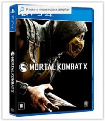 [Submarino] Jogo Mortal Kombat X PS4 por R$102