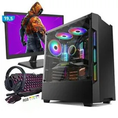 Kit Pc Gamer Smart Smt81462 Intel I5 8gb (geforce Gtx 1650 4gb) Ssd 240gb + Monitor 19,5 | R$2.631