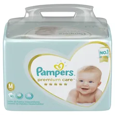 Pampers Premium care M 80 | R$54