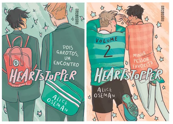 [R$45,38 AME] Livro - Heartstopper - Volume 1 e 2