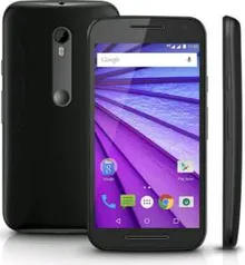 [Walmart] Smartphone Motorola Moto G 3ª Geração XT1543 Preto Dual Chip Android 5.1.1 Lollipop Wi-Fi 4G Memória 8GB