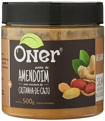 [ PRIME | Prox da Validade ] Oner Pasta De Amendoim Com Crocante De Cajú 500g