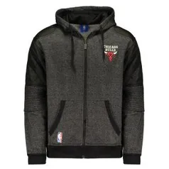 Jaqueta NBA Chicago Bulls Yarn Preta - R$123