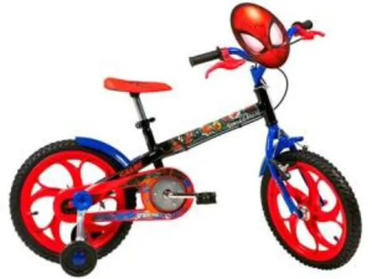 Bicicleta Infantil Aro 16 Caloi A20 Spider-Man | R$475