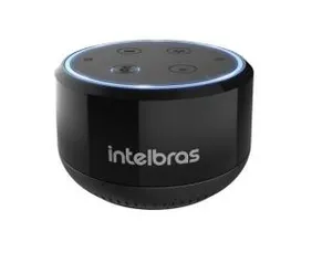 Alto Falante Inteligente Mini Intelbras Izy Speak!, Preto , com Alexa Integrada