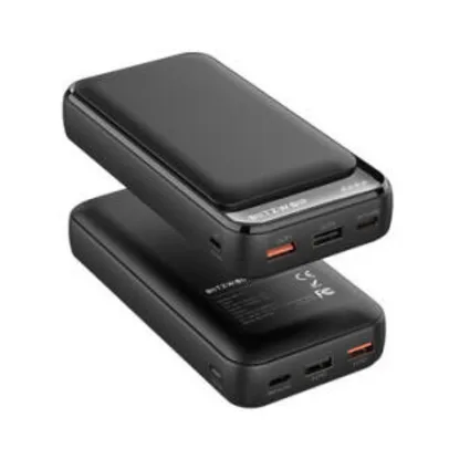 Carregador Portatil, BlitzWolf 20.000mah, Quick Charge | R$136