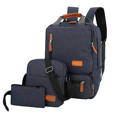 Moniss 3 peças conjunto de mochila feminina masculina