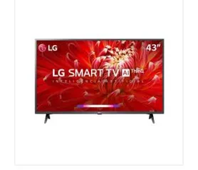 Smart TV LED 43" LG 43LM6300PSB Full HD Wi-Fi Preta Conversor Digital Integrado