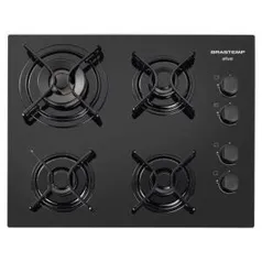 Cooktop Brastemp 4 Bocas Vidro Preto Bivolt - R$258