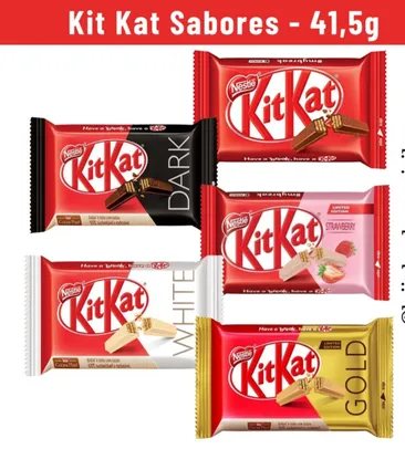 [7 unid]Choc kit kat ao leite 41,5G nestle