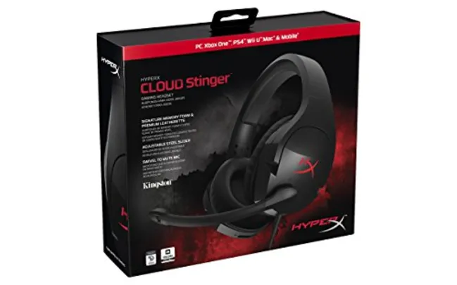 [Prime] Hyperx Cloud Stinger -Preto | R$260