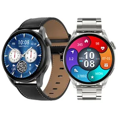 DT.NO1 DT3 1.36 inch Full Touch Screen bluetooth Calling PPG+ECG Heart Rate Blood Oxygen Monitor 100+ Watch Faces IP68 Waterproof