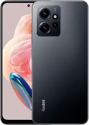 Celular Xiaomi Redmi Note 12 128GB / 6GB RAM / Dual Sim / TelaP e 13MP - Onyx Gray - Preto