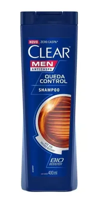 [LEVE 12] Shampoo Anticaspa Queda Control Masculino 400ml Clear