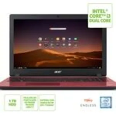 Notebook Acer Aspire A315-53-33AD Intel Core I3 8GB 1TB 15,6" Endless | R$1408