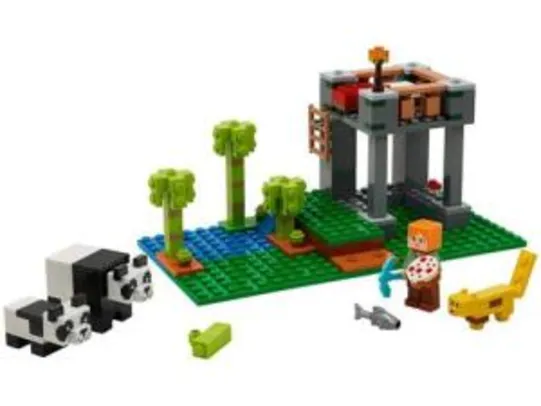 LEGO Minecraft A Creche dos Pandas 204 Peças - 21158 | R$ 117
