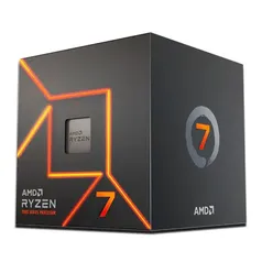 Processador AMD Ryzen 7 7700, 8-Core, 16-Threads, 3.8GHz (5.3GHz Turbo), Cache 40MB, AM5