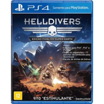 Helldivers - Edição Final do Super Earth (PS4) - R$30