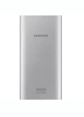 Carregador Portátil Samsung USB Tipo C, 10.000 mAh, Fast Charge, Prata - EB-P1100CSPGBR