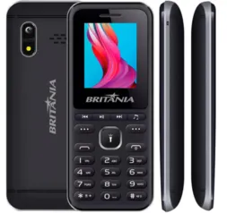 Celular Philco BCE01 Preto com Dual Chip, Bluetooth, Rádio FM e Câmera traseira