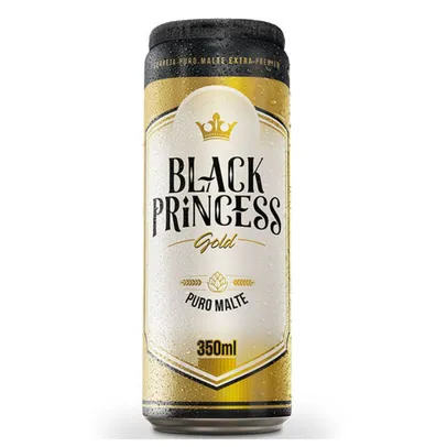 [Regional] Cerveja Puro Malte Black Princess Gold Lata 350ml