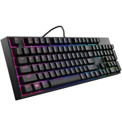 Teclado Gamer Cooler Master MasterKeys Lite L RGB SGK-3040-KKMF1-BR - R$160