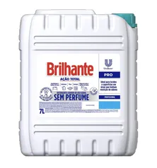 Sabão Líquido Brilhante Ação Total Profissional Sem Perfume 7L – 1 Unidade | R$35