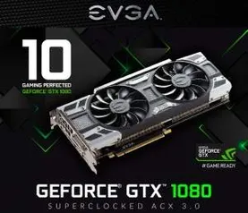 [PICHAU] FRETE GRÁTIS - PLACA DE VÍDEO EVGA GEFORCE GTX 1080 SC GAMING ACX 3.0 8GB GDDR5 256BIT - R$3.499,09