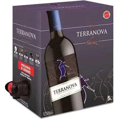 Vinho Miolo Terranova Shiraz Bag In Box Tinto 5L