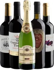 Kit 5 vinhos por R$ 99,90