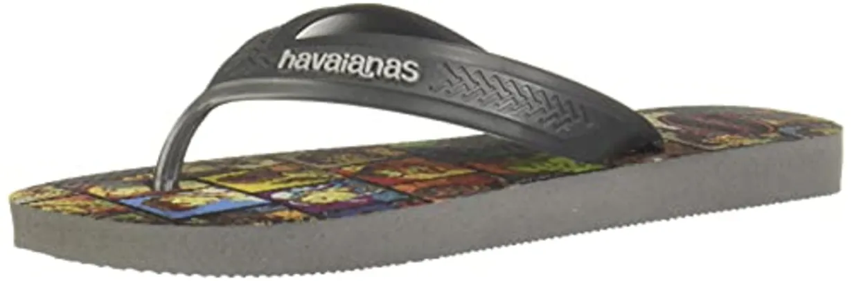 Chinelo Top Max Street Fight, Havaianas, Masculino, Cinza Aço, 39/40