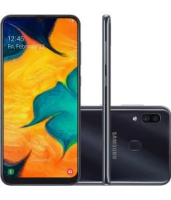 Samsung Galaxy A30 64GB Android 9.0 (1xCC + AME = R$968,24)