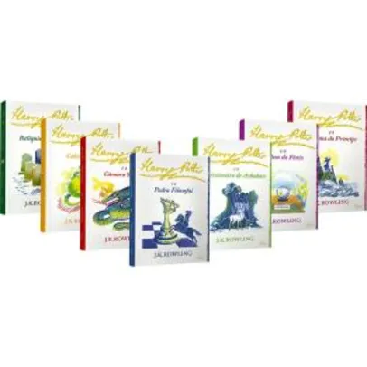 Coleção Harry Potter - Saga Completa com 7 Livros - Edição Luxo Capa Branca - R$81