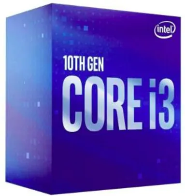 Processador Intel Core I3-10100 Comet Lake 3.60 GHZ | R$ 799