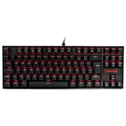 [Switch Outemu Brown] Teclado Mecânico Gamer Redragon Kumara - Led Vermelho - ABNT2