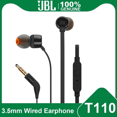 Fone de ouvido JBL T110 