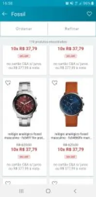 [APP] Relógios da marca Fóssil por até R$368
