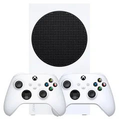 Console Microsoft Xbox Series S, 512GB, Branco + Controle Microsoft XBox, Sem Fio, Branco R$3078