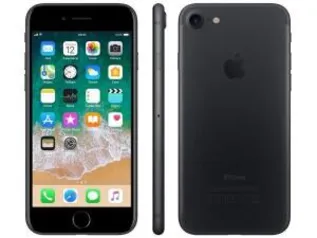 iPhone 7 Apple 128GB Preto Matte 4G Tela 4.7” - Retina Câm.12MP +Selfie 7MP iOS 11 Proc. Chip A10