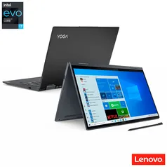 [Fastshop Prime]Notebook 2 em 1 Lenovo, Intel Core i7 1165G7, 8GB, 512GB SSD, FHD 