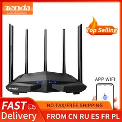 (Primeira Compra) Roteador Tenda gigabit ac11 ac1200 wifi 2.4g 5.0ghz - R$138