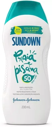 (REC) (Leve 2 Pague 1) Sundown Protetor Solar Corpo e Rosto Praia e Piscina FPS 50, 200ml 