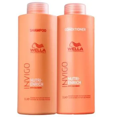 Kit Shampoo e Condicionador 1L Nutri Enrich - Wella