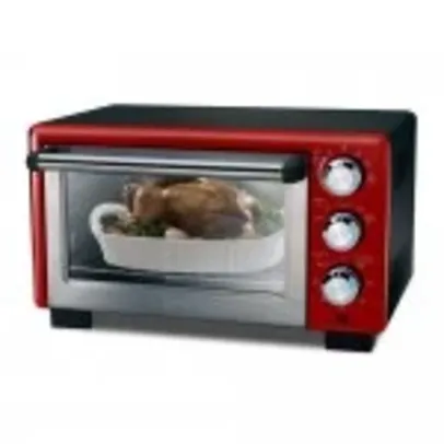 Mini Forno Elétrico Convection Cook Oster Tssttv7118r 18L 127V Vermelho