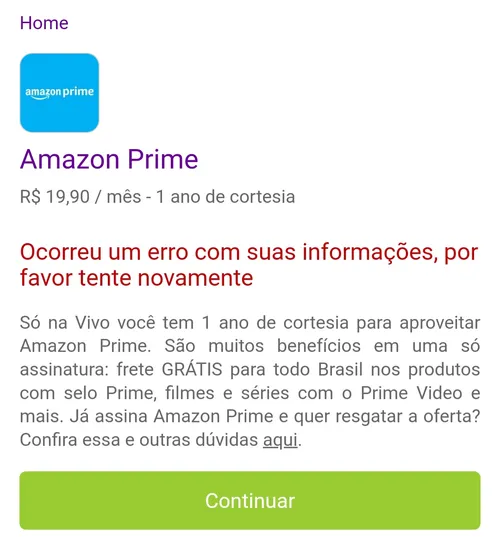 Imagen na descrição da promoção