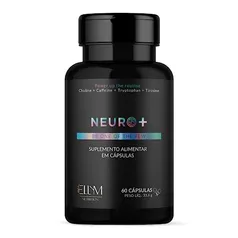 [ PRIME ] Neuro+ 60 Cápsulas Foco Colina B12 Taurina Tirosina Triptofano Magnésio Cafeína Ellym Nutrition