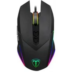 MOUSE GAMER T-DAGGER LIEUTENANT RGB 8000 DPI, 7 BOTÕES PROGRAMÁVEIS, BLACK