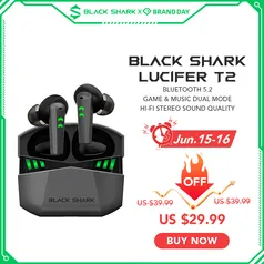 Fone de Ouvido Black Shark  lucifer t2 